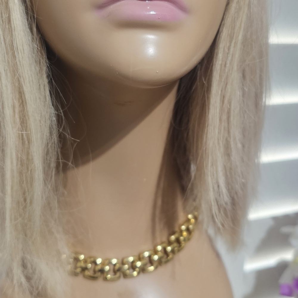 Vintage Goldtone Costume Jewelry Necklace